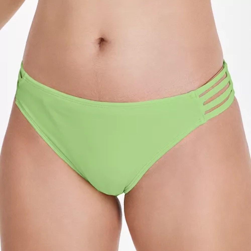 46. Salt + Cove Strappy-Side Hipster Bikini Bottoms Mint - Picture 1 of 1